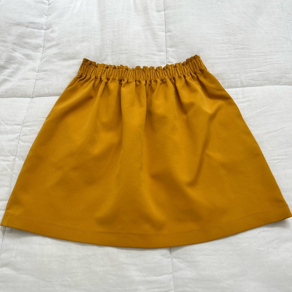 Gold skirt